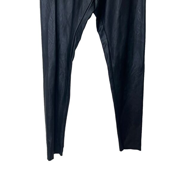 Commando Faux Leather Leggings High Rise Stretch Pull On Black Women’s M - Picture 4 of 9